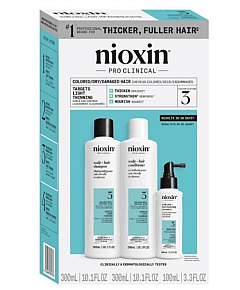 Nioxin System 3 Kit XXL - Набор (Система 3) 300 мл+300 мл+100 мл